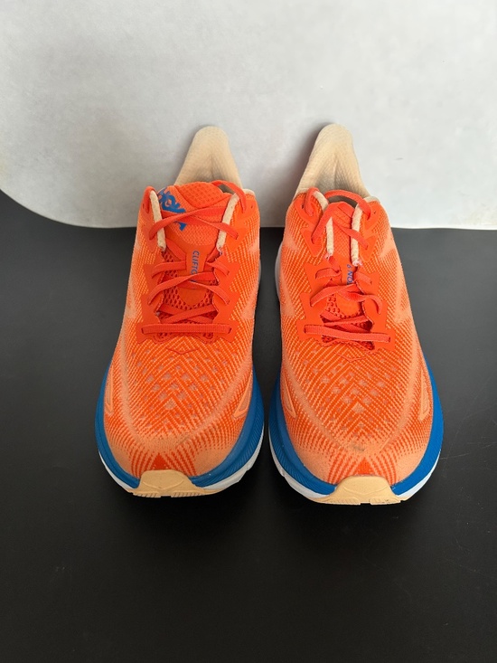 Hoka Clifton 9 Vibrant Orange/Impala Men\'s 12.5D Running Shoes - 1127895 VOIM main image 10